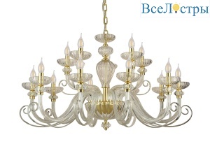 Подвесная люстра Newport 8620+5/C mat.soft gold clear М0071529