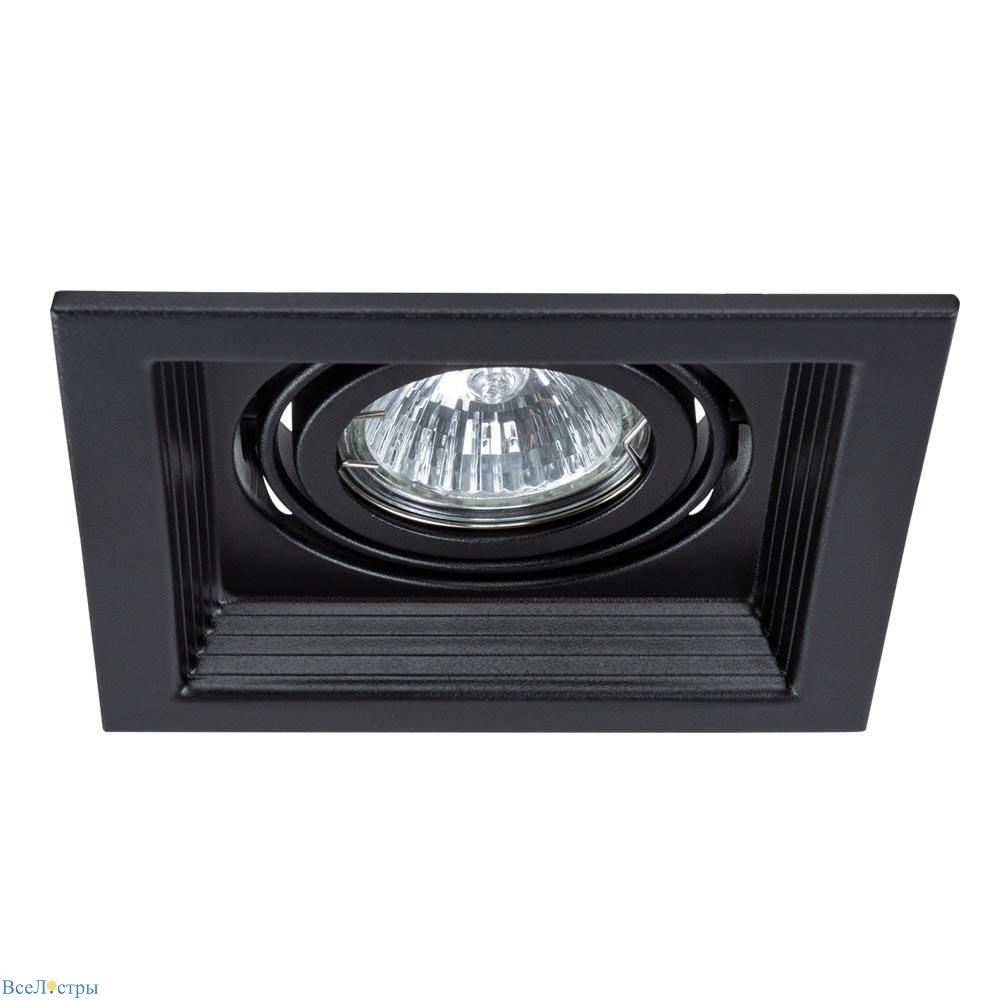 встраиваемый светильник arte lamp canis a6661pl-1bk