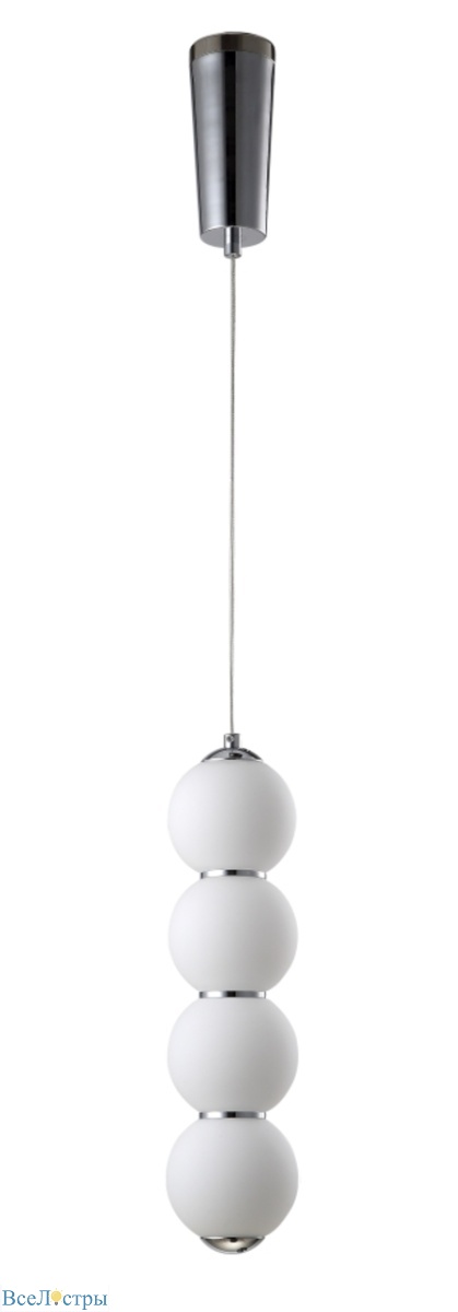 подвесной светильник crystal lux desi desi sp4 chrome/white