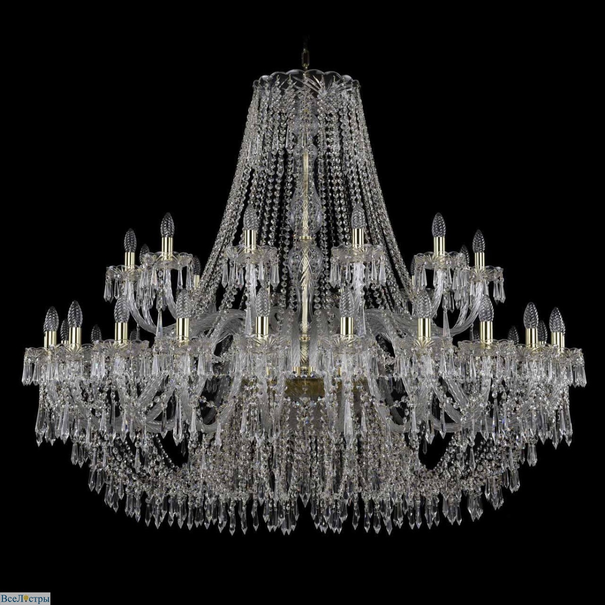 подвесная люстра bohemia ivele 1403/24+12/530 g