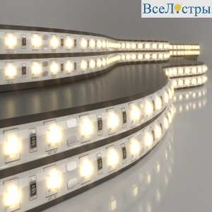 Светодиодная лента Elektrostandard 12V 14,4W 60Led 5050 IP65 теплый белый, 5м 4690389038501