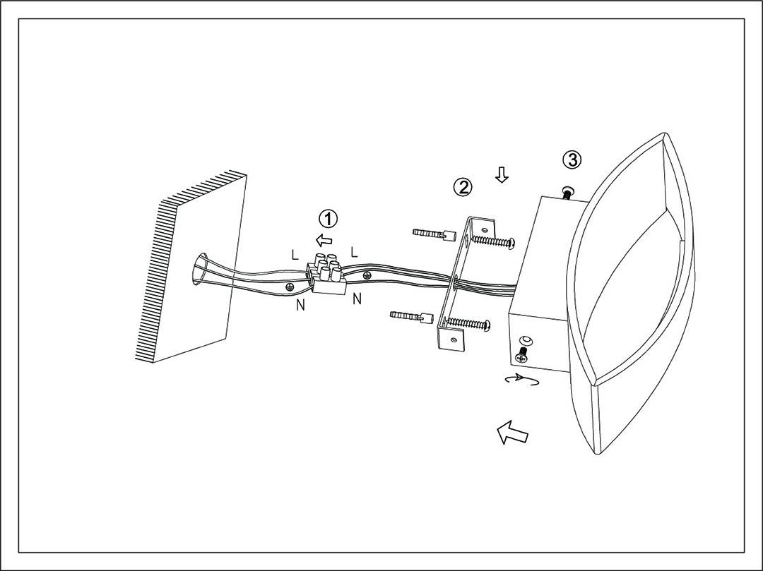 настенный светильник designled gw-a715-5-bl-ww 003025