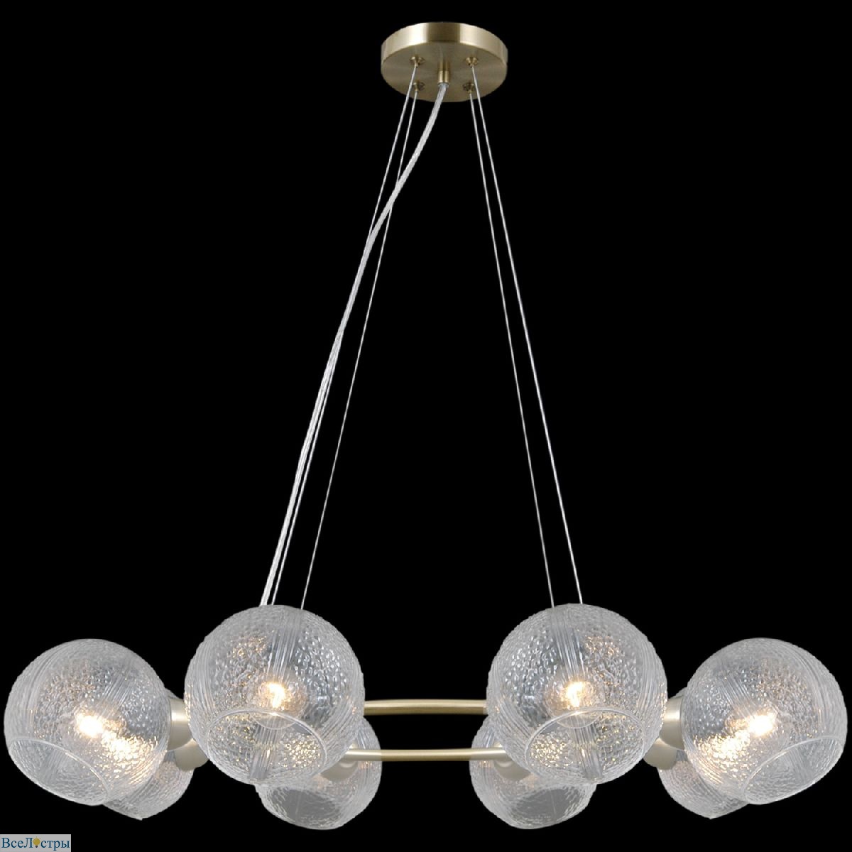 подвесная люстра illumico il0728-8psq-24 ab aries
