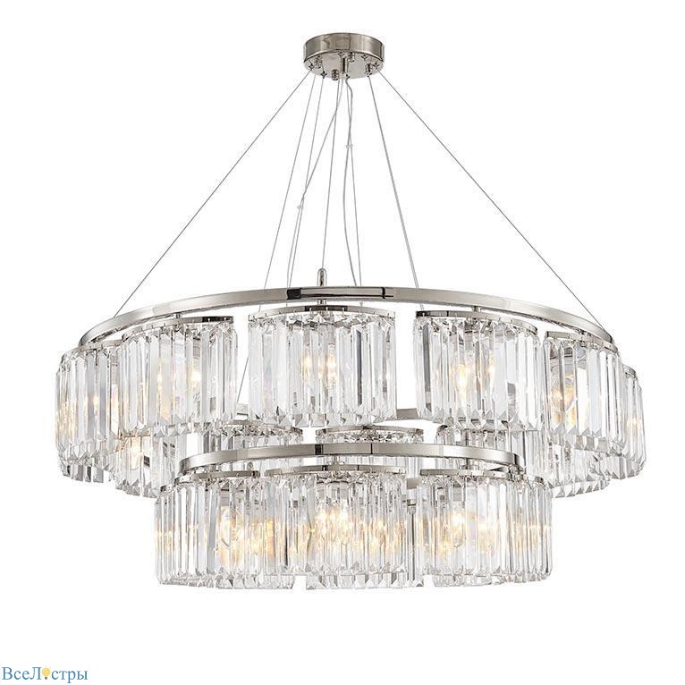 подвесная люстра newport 4358+12/s chrome м0062828