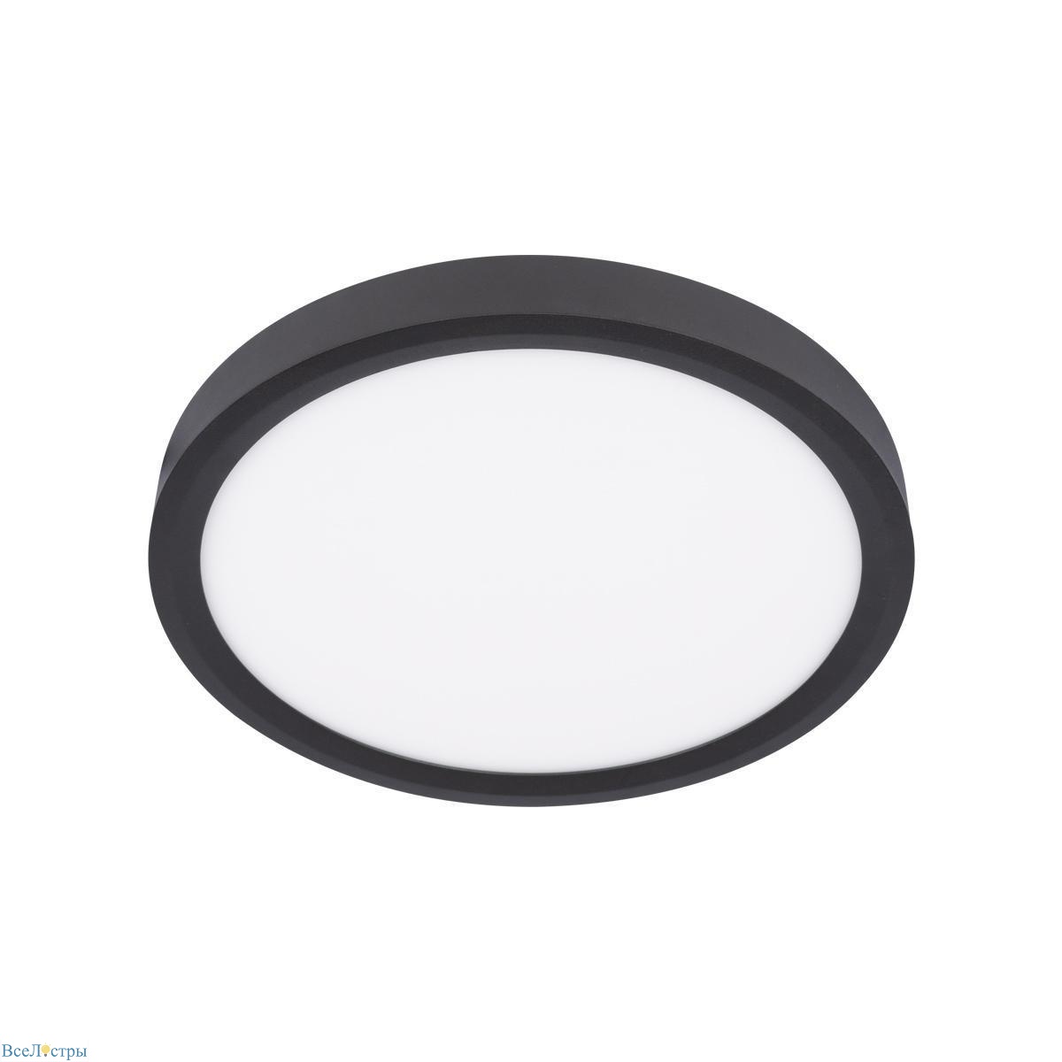 потолочный светодиодный светильник loft it extraslim 10227/24 black