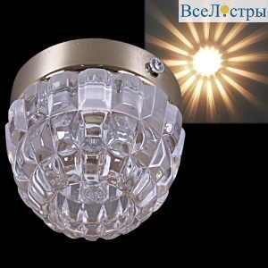 Встраиваемый светильник Reluce 21162-9.5-001GB(with base) G9 GD