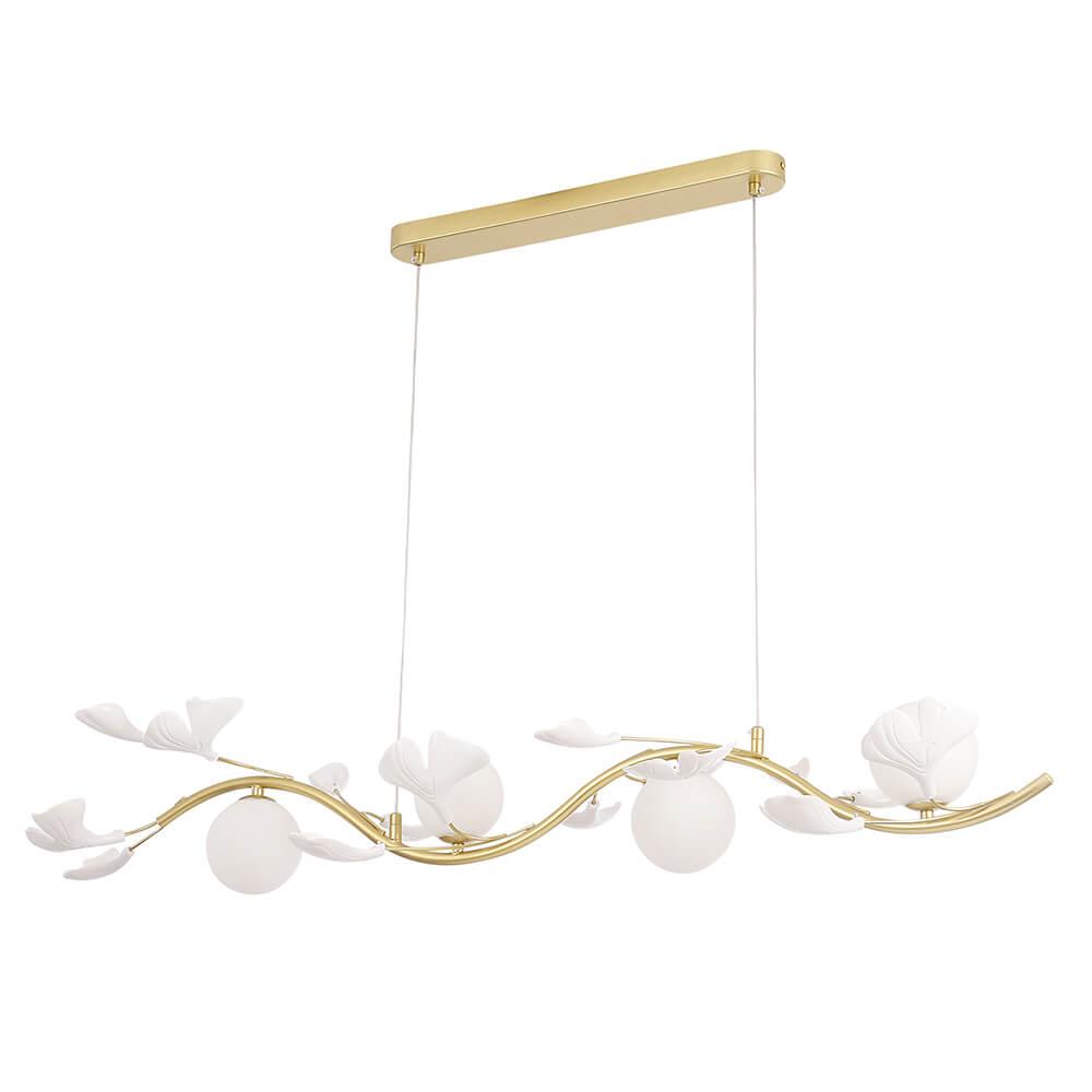 подвесная люстра crystal lux colibri sp4 gold