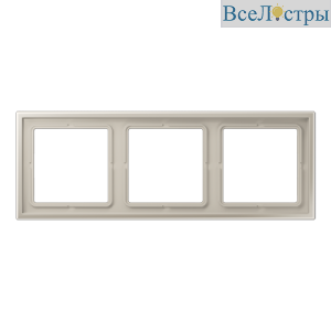 Рамка трехместная Jung LSZES983BF