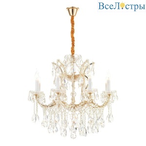Подвесная люстра iLamp Diamond 6071-8 GD+CL