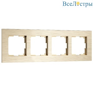 Рамка на 4 поста Werkel AluMax 4690389204128 W0043511 a066336
