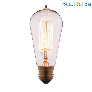 Лампа накаливания E27 60W прозрачная 6460-SC