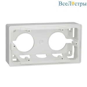 Коробка двухмодульная для открытой установки Schneider Electric Unica New NU800418