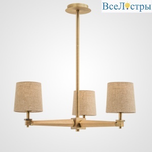 Люстра на штанге ImperiumLoft Stavra Jorgenson Beige/Light Wood 203577-26
