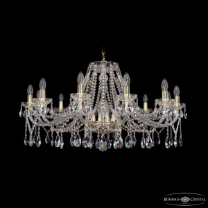 Подвесная люстра Bohemia Ivele Crystal 1413/12/360 G