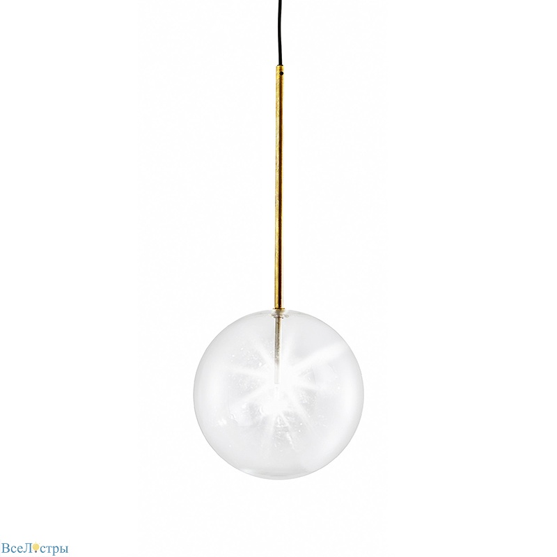 подвесной светильник delight collection ball sola 9217p/d200 gold