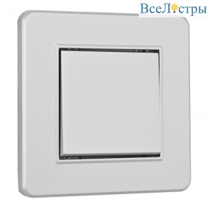 Выключатель одноклавишный Arte Milano SET16-1-30-1 silver