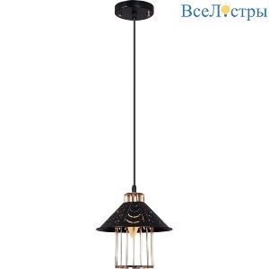 Подвесной светильник Reluce 02501-0.9-01 BK+GD