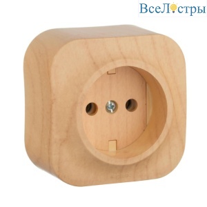 Розетка 2К Legrand Quteo 16A 250V б/з дерево 782270
