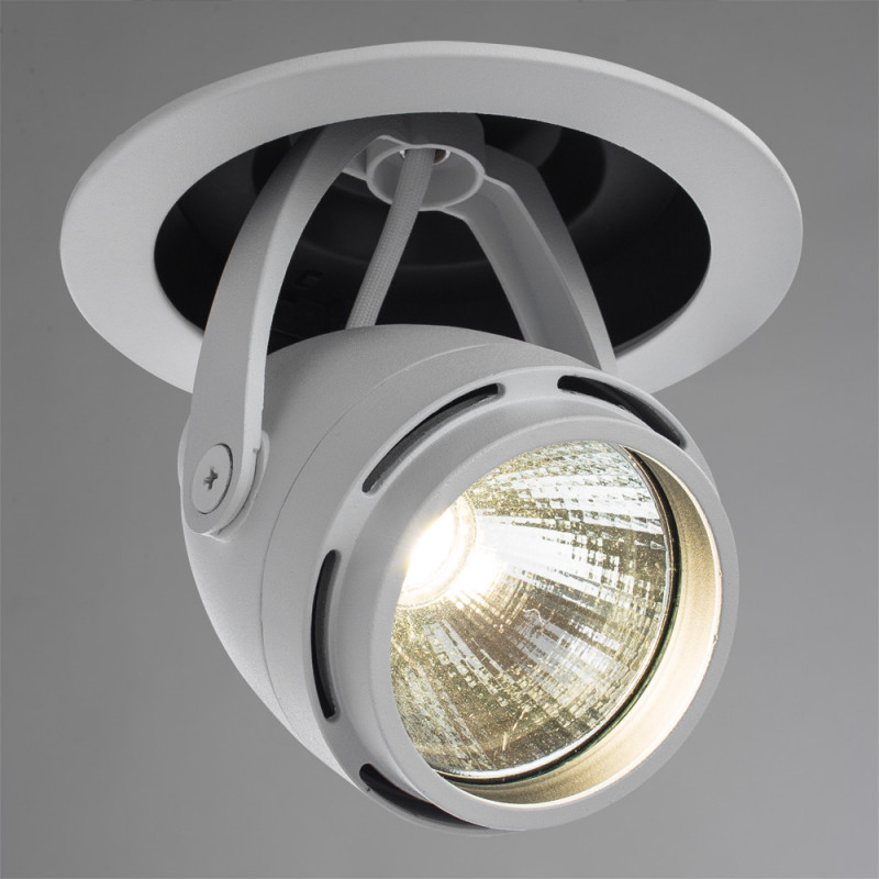 встраиваемый светильник arte lamp a3120pl-1wh