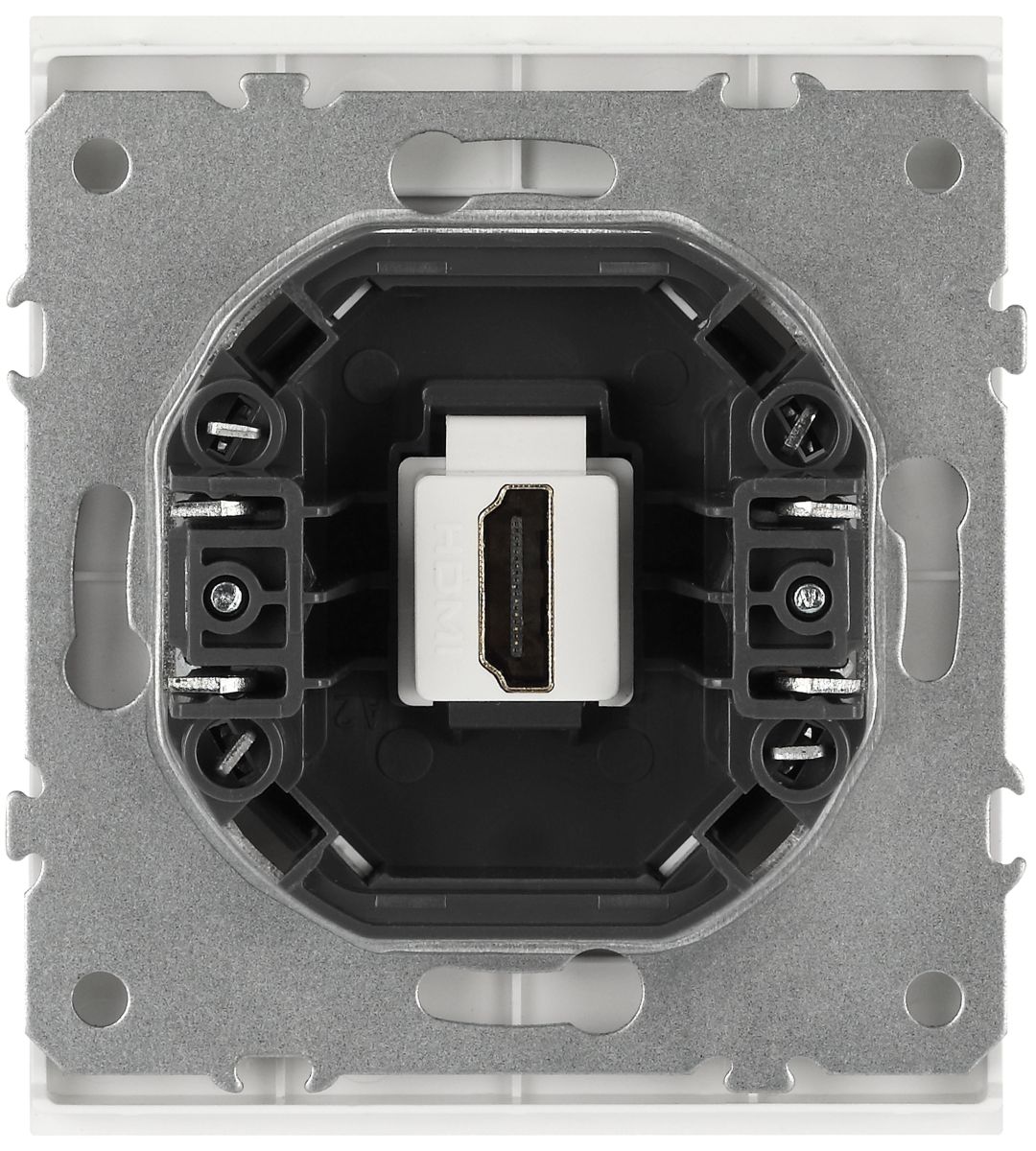 розетка эра arktik 16-3114-08 hdmi белый матовый б0070511