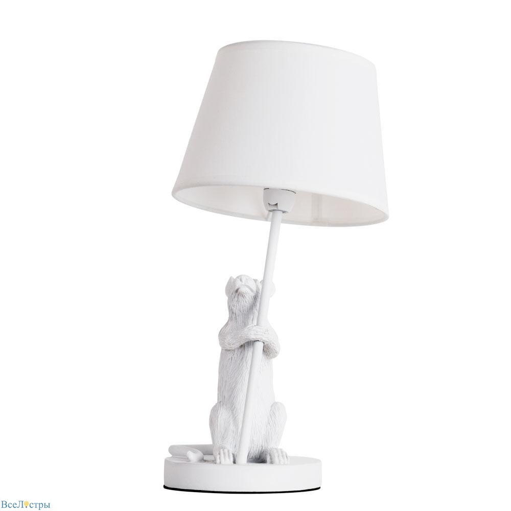 настольная лампа arte lamp gustav a4420lt-1wh