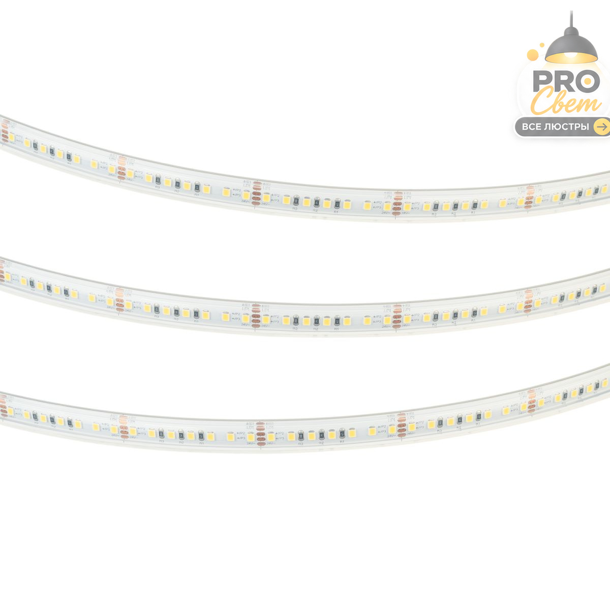 светодиодная лента герметичная arlight rtw-ps-a140-12mm 24v warm2700 (4-18 w/m, ip67, 5m) (cri>90) 063855