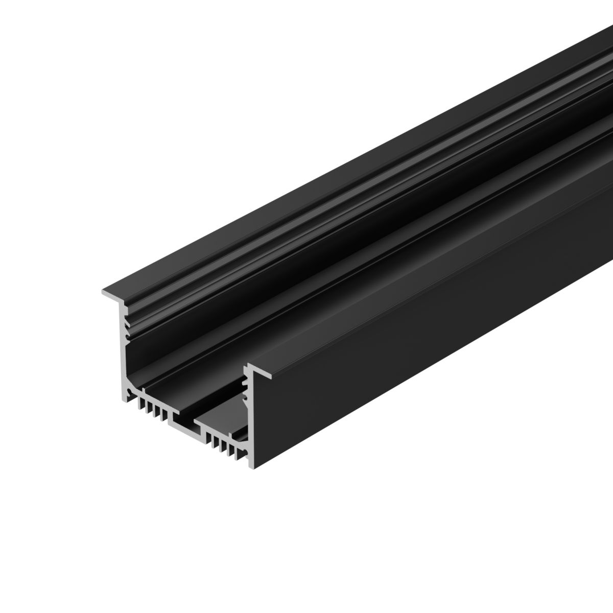 профиль arlight sl-linia62-f-2000 black (by) (алюминий) 062590