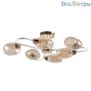 Люстра на штанге IMEX MD.8305-6-S-FGD+WH