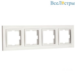 Рамка 4-постовая Mono Electric Larissa слоновая кость 103-010100-163