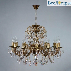 Подвесная люстра Ambiente Alicante 8888/12 PB Tear drop