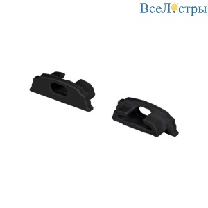 Заглушка с отверстием Arlight ARH-Bent-W18 Black 039589