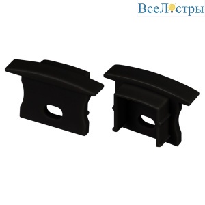 Заглушка Arlight LINE-2315-F с отверстием BLACK 044280
