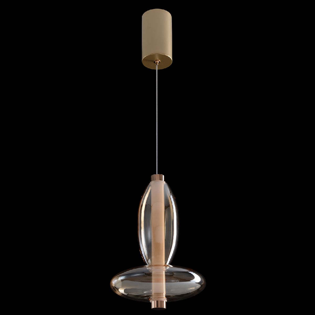 подвесной светильник crystal lux quasar sp7w led amber