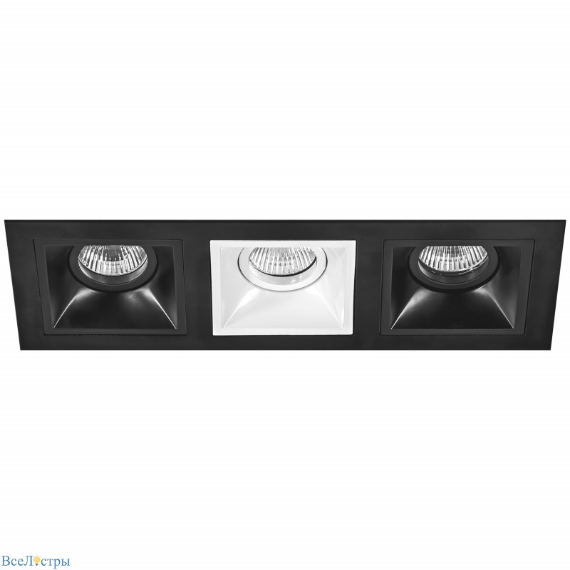 встраиваемый светильник lightstar d537070607 (214537+214507+214506+214507)