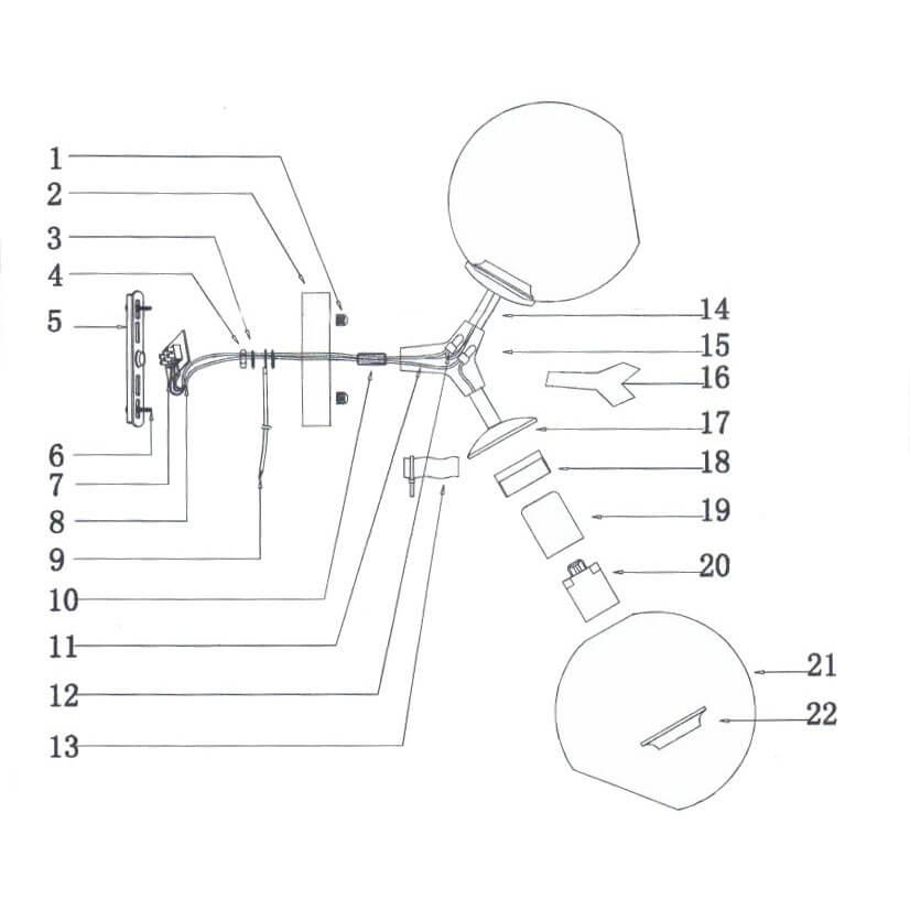 бра lightstar beta 785627