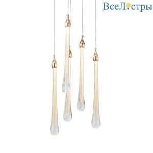 Подвесной светильник Delight Collection Teardrop OM801670-5-G