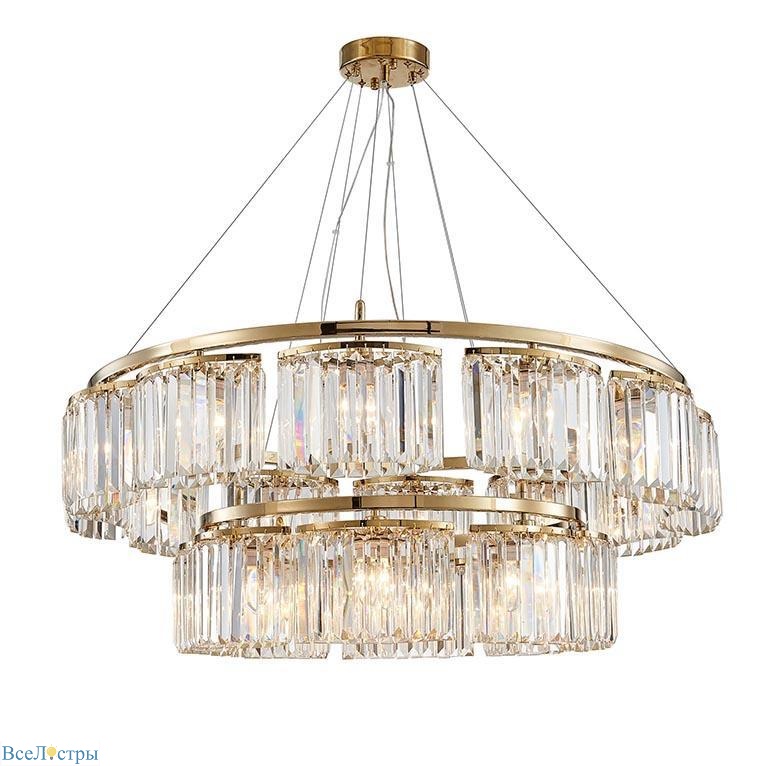 подвесная люстра newport 4358+12/s gold м0062829