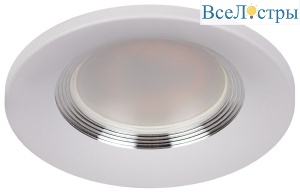 Встраиваемый светильник Эра KL107 WH/SL Б0061096