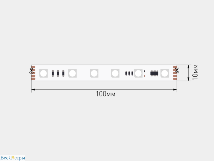 светодиодная лента swg pro swg5pt60-24-12-ws2811rgb 032521