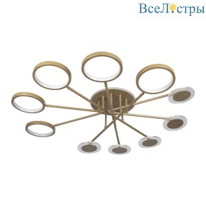 Потолочная светодиодная люстра Loft IT Megan 10164M Gold