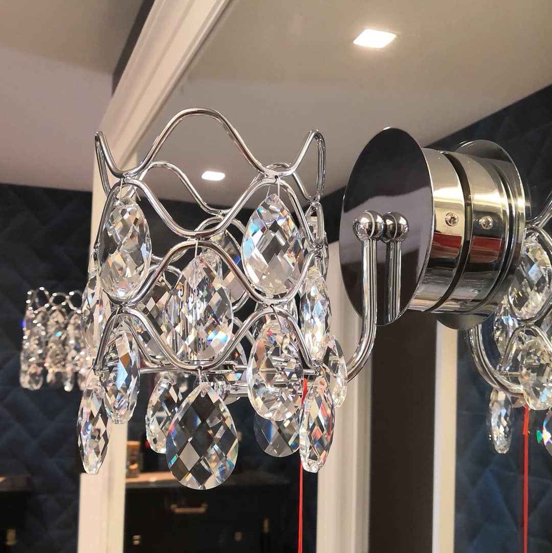 настенный светильник mb103910-1a chrome/clear illuminati