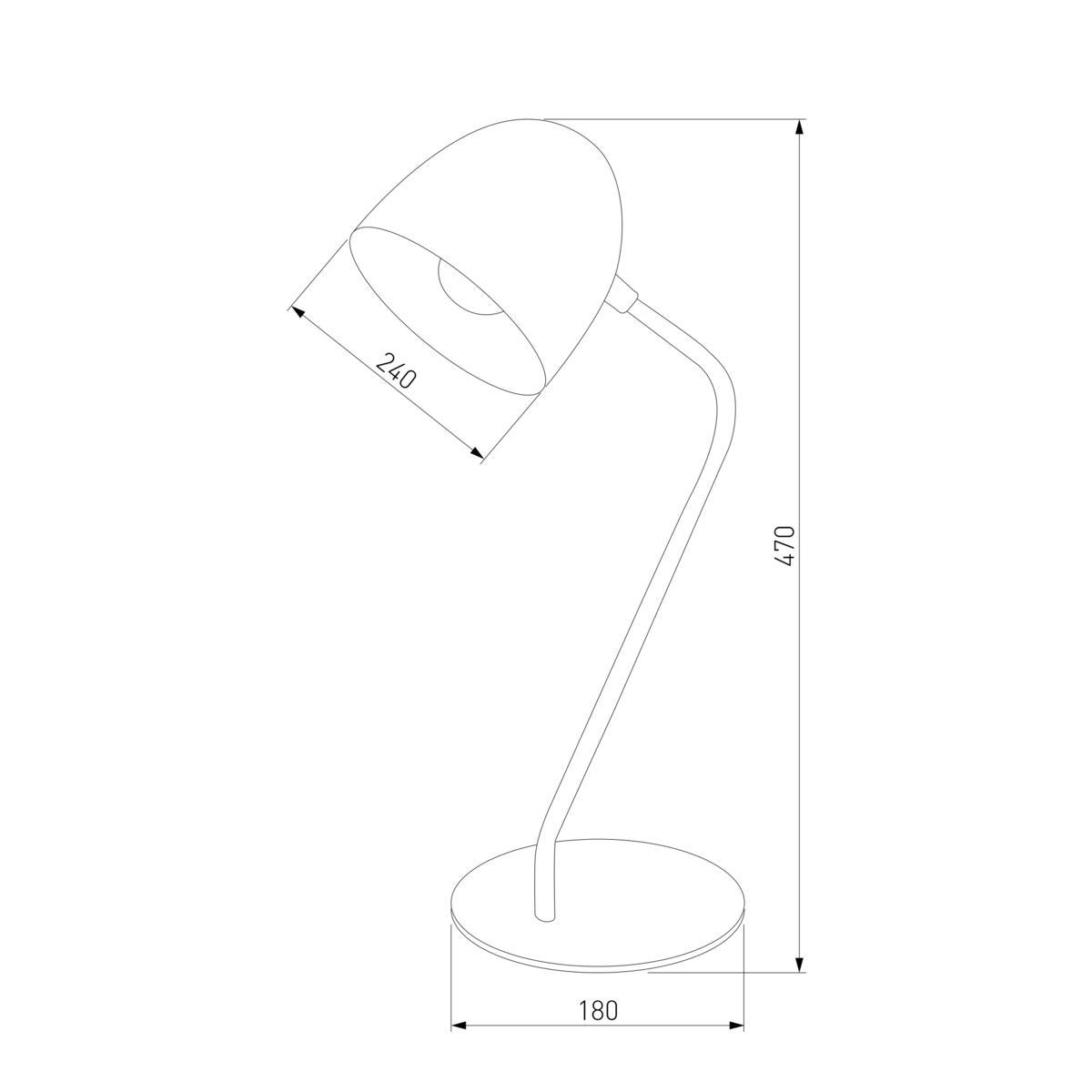настольная лампа tk lighting 5036 soho black