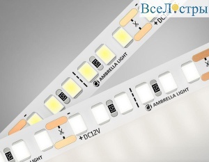 Светодиодная лента Ambrella Light 14,4W/m 180LED/m 2835SMD дневной белый 5M GS1302