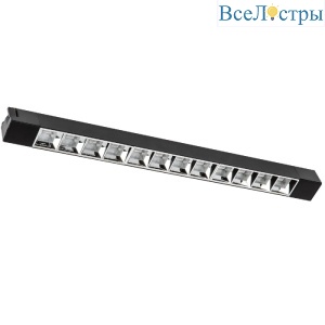 Трековый однофазный светильник Volpe ULB-Q282 30W/4000K BLACK UL-00010124