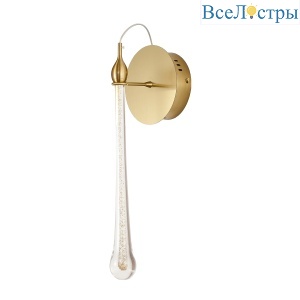 Настенный светильник Teardrop OM8201009-wall gold Delight Collection