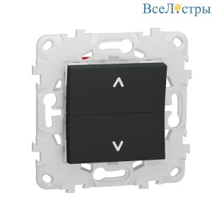 Выключатель двухклавишный Schneider Electric Unica New NU520754