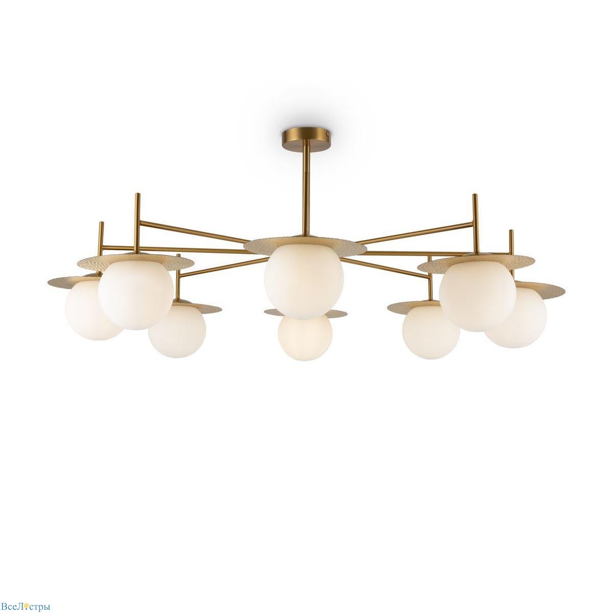 потолочная люстра freya camelia fr5202pl-08bs
