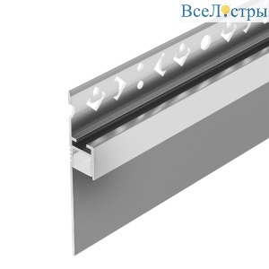 Алюминиевый профиль Arlight ARH-PLINTUS-50-FANTOM-3000 ANOD 052662
