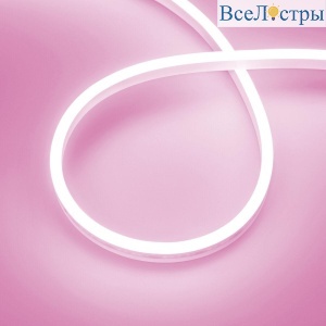 Гибкий неон Arligh 10W/m 120LED/m 2835SMD розовый 5M AURORA-PS-A120-12x6mm 24V Pink 036677