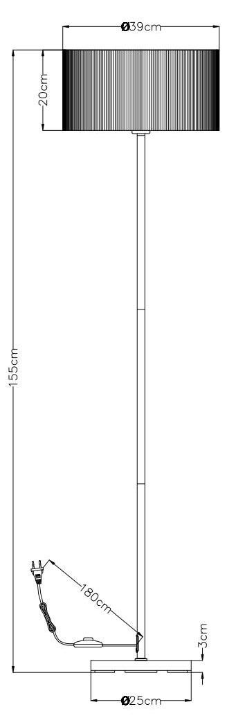торшер arte lamp mallorca a1021pn-1ss